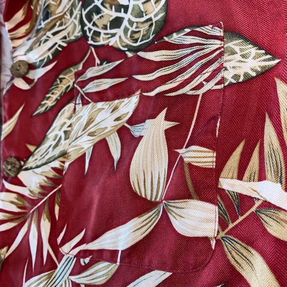 Vintage Womens Red Hawaiian Shirt - Picture 2 of 5